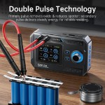 Портативный аккумуляторный сварочный аппарат FNIRSI® SWM-20 1200A с двойным импульсом, работающий в режиме 2-в-1