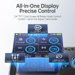 Портативный аккумуляторный сварочный аппарат FNIRSI® SWM-20 1200A с двойным импульсом, работающий в режиме 2-в-1