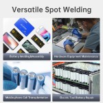 Портативный аккумуляторный сварочный аппарат FNIRSI® SWM-20 1200A с двойным импульсом, работающий в режиме 2-в-1