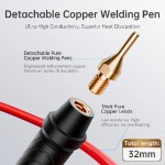 Портативный аккумуляторный сварочный аппарат FNIRSI® SWM-20 1200A с двойным импульсом, работающий в режиме 2-в-1