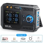 Портативный аккумуляторный сварочный аппарат FNIRSI® SWM-20 1200A с двойным импульсом, работающий в режиме 2-в-1