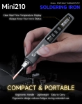 Паяльник Mechanic Mini 210 (180–480°C / 40 Вт / USB Type-C)