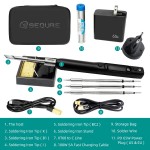 Портативний паяльник SEQURE S99 з підтримкою живлення PD/QC/DC/PPS, сумісний із наконечником C245
