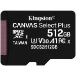 Kingston 512GB micSDXC Canvas Select Plus 100R A1 C10