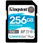 Kingston 256GB SDXC Canvas Go Plus 170R C10 UHS-I U3 V30