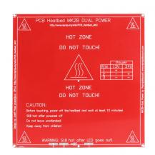 Нагревательная платформа heating bed MK2B 214х214мм (угол)