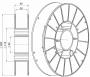 ABS пластик 1.75мм 0.5 кг Красный