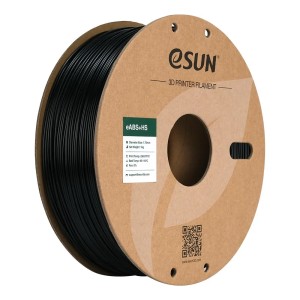 eABS+HS пластик ⌀1,75 мм 1кг Черный eSUN