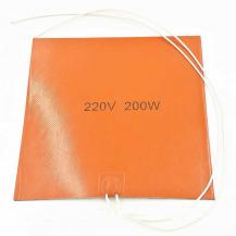Силиконовый нагреватель для горячего стола 220V 200W 200x200мм