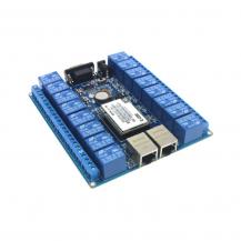 Модуль с 16 реле, управляемых по Ethernet, WiFi, RS232