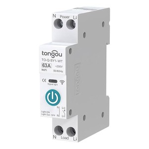 1-фазное WIFI-реле 230V/63A на DIN рейку Tuya Smart Home