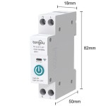 1-фазне WIFI-реле 230V/63A на DIN рейку Tuya Smart Home