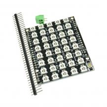 Шилд матрицы светодиодов 8x5 WS2812 для Arduino