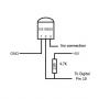 Датчик температуры DS18B20-PAR цифровой (1-wire) °C
