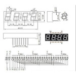 7-сегментный LED-индикатор CL3942AH 0.39" красный
