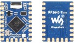 Мініатюрна плата розробника Waveshare RP2040-Tiny з платою-адаптером