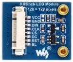 0.85" модуль РК-дисплея, IPS, 128×128, SPI, 65 тис. кольорів