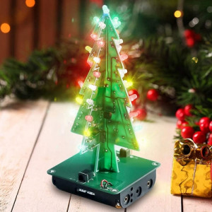 Конструктор DIY "Цветная Рождественская Елочка" Colorful 3D Xmas Christmas Tree от Adeept