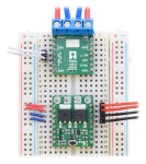 Силовой 8А кнопочный MOSFET выключатель с защитой от переполюсовки входного напряжения MP