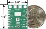 Силовой 16А кнопочный MOSFET выключатель с защитой от переполюсовки входного напряжения HP