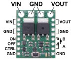 Силовой 16А кнопочный MOSFET выключатель с защитой от переполюсовки входного напряжения HP