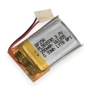 Аккумулятор Li-Po 250мАч 3.7В формата 502030