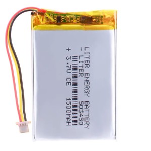 Аккумулятор Li-Po 1500мАч 3.7В формата 503450