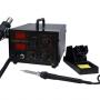 Паяльная станция 2в1 HandsKit 852D+, паяльник + компрессорный фен, 2 дисплея Паяльная станция 2в1 HandsKit 852D+, паяльник + компрессорный фен, 2 дисплея