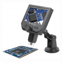 Микроскоп цифровой портативный 1-600X 3.6MP с HD OLED дисплеем 4.3"