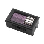 Цифровой автомобильный вольтметр 12В с портами USB на 5В