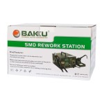 Паяльна станція BAKU BK852D+ компресорна, цифрова індикація, фен, паяльник