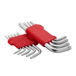 Набор Г-образных ключей TORX с отверстием 9 шт. Т10-Т50 Cr-V INTERTOOL HT-0604
