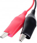 Двойной кабель 22AWG с крокодилами (1м)