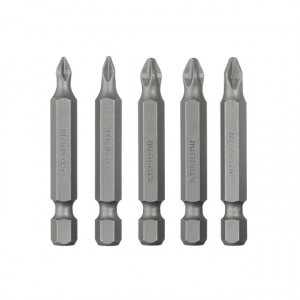 Набір викруткових насадок PH1, PH2, PZ1, PZ2 1/4 "* 50мм, ACR, S2, уп. 5шт., STORM INTERTOOL VT-0205