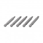 Набір викруткових насадок PH1, PH2, PZ1, PZ2 1/4 "* 50мм, ACR, S2, уп. 5шт., STORM INTERTOOL VT-0205
