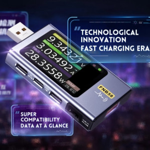 Вольтметр-амперметр FNIRSI FNB58 з Bluetooth