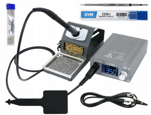 Паяльна станція GVM T210 з вбудованим БП