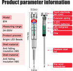Отвертка индикаторная ANENG B14 (24-250V)