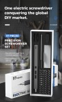 Акумуляторна викрутка з набором біт 57 в 1 UF-TOOLS