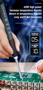 Портативний електричний паяльник T12-K UF-TOOLS