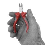 Бокорез прецизионный комбинированный с двухкомпонентными накладками на рукоятки, 115 мм INTERTOOL NT-0104