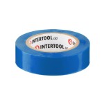 Стрічка ізоляційна, 0.15х17мм 10м синя INTERTOOL IT-0010