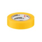Лента изоляционная, 0.15х17мм 10м желтая INTERTOOL IT-0032