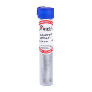 Припій з флюсом CYNEL Sn60Pb40-SW26/2 5% Ø1.0мм, 16гр