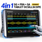 FNIRSI® DPOS350P 4-в-1 350 МГц 1GSPS планшетний осцилограф/генератор сигналів/аналізатор спектру/аналізатор частотної характеристики