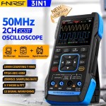 FNIRSI 2C53T, портативный осциллограф, 2x50МГц, генератор сигналов, мультиметр