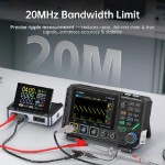 FNIRSI® 2D15P настільний цифровий двоканальний осцилограф 100 МГц 3 в 1 з мультиметром і генератором сигналів