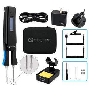 Паяльный пинцет SEQURE HT140 (IS) 2-в-1, 140 Вт, PD 65W (US+EU)