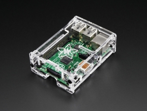 Корпус Adafruit прозрачный для Raspberry Pi B+, Pi 2, Pi 3