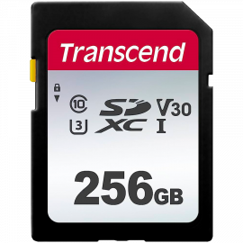 Transcend 256GB SD Card UHS-I U3 V30 A1 Ultra Performance 160/90 MB/s